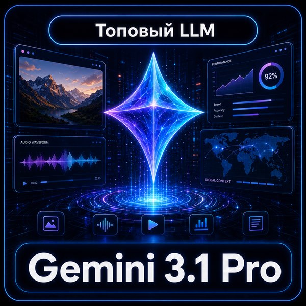 Gemini 3.1 Pro — Топовый LLM