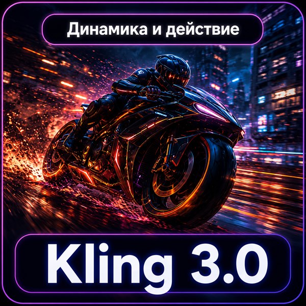 Kling 3.0 — Динамика и действие