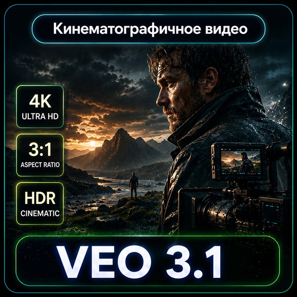 VEO 3.1 — Кинематографичное видео